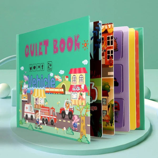 Kletshuts™ BusyBook: Lernspielzeug Beschäftigungsbuch Für Kinder