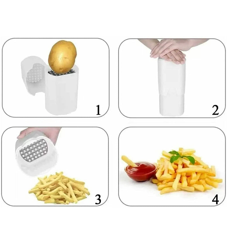 Globetrek° VeggieChopper: Edelstahl Obst Und Gemüse Multi-Zerkleinerer