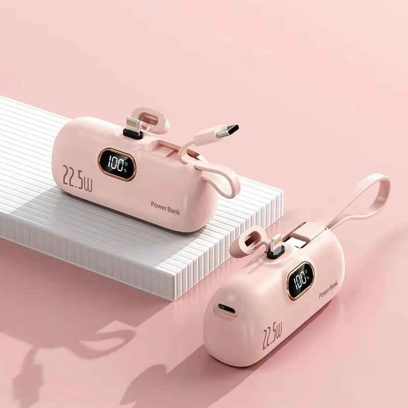 MiniCharge -  Modern Stilvoll Tragbar Dual Port Mini Leistung Bank
