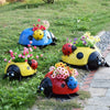 LadybugPot 1+1 GRATIS: Buntes Marienkäfer Blume Topf