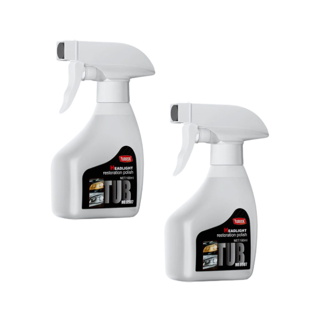 HeadlightSpray 1+1 GRATIS: Einfach Zu Verwenden Autoscheinwerfer Reinigung Spray-Set