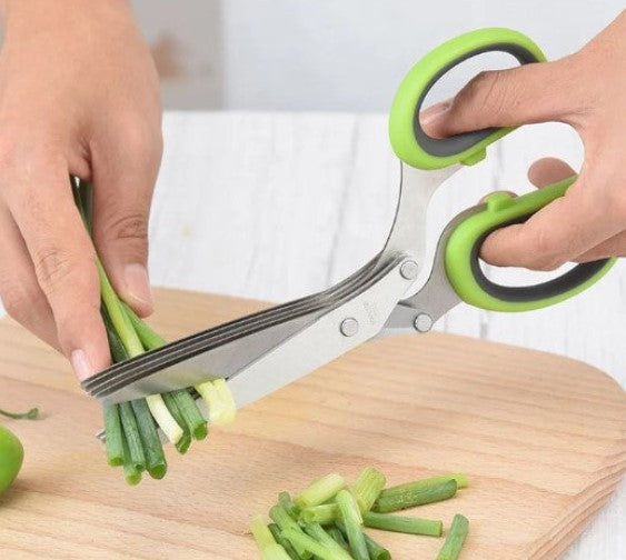 Globetrek° KitchenScissors 1+1 GRATIS: Mehrzweck 5 Klingen Küche Cutter