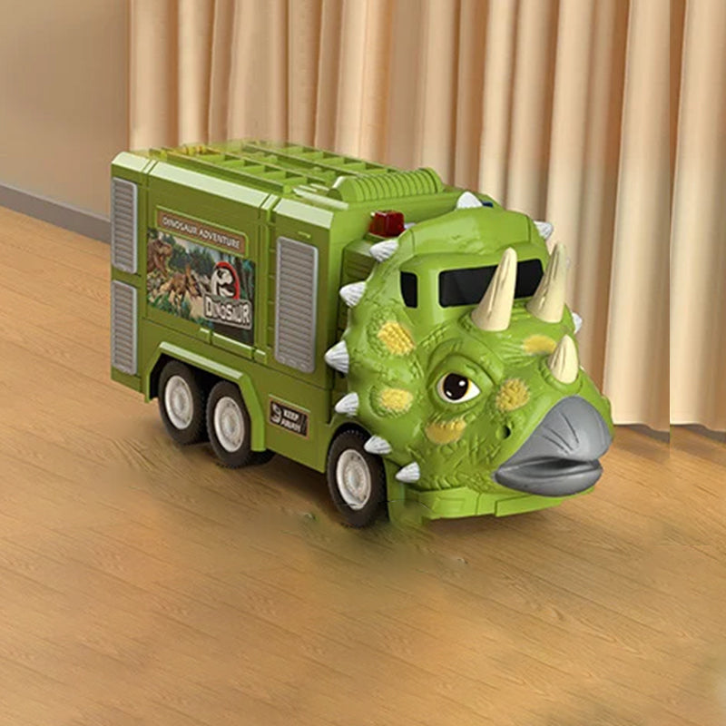 Kletshuts™ DinoTruck: Dinosaurier LKW Spielzeugset Mit Lichtern Und Musik