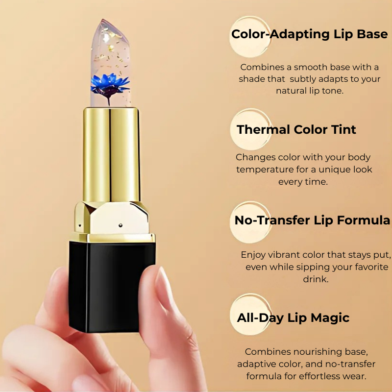 MagicLipstick 1+1 GRATIS – Magischer Leuchten Farbwechsel Blume Lippenstift