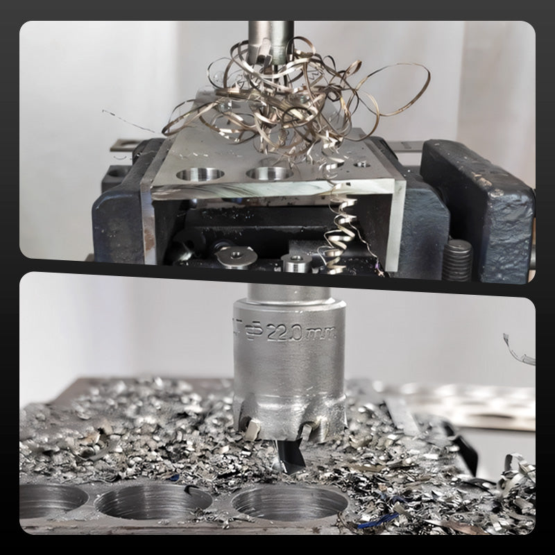 MetalDrill - Hartmetall Tipp Metall Loch Bohrer Bit Schneider Set