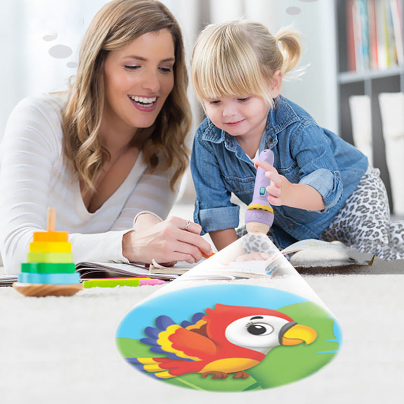 Kletshuts™ FlashlightProjector: Zauberhaft Geschichtenzeit Taschenlampenprojektor Für Kinder