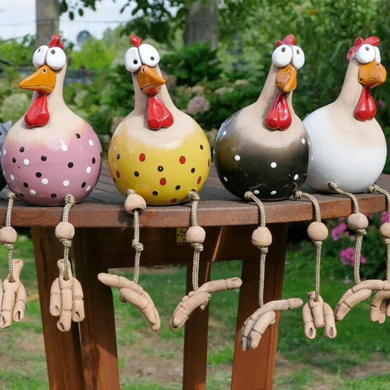 RoosterDecor - Hahn Ornament Garten Dekoration