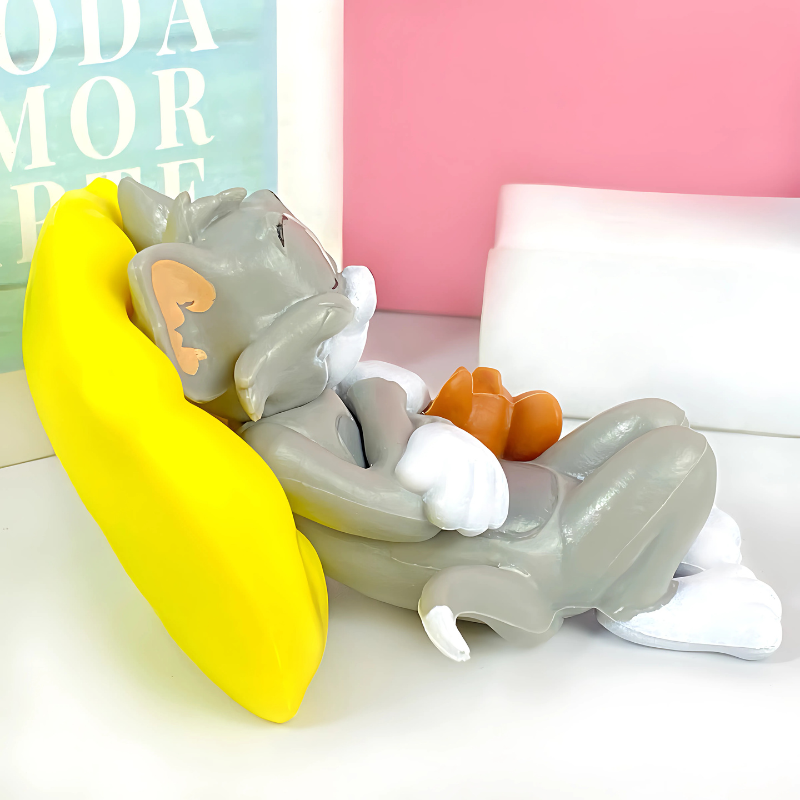 CarCharm 1+1 GRATIS: Tom Und Jerry Verspieltes Armaturenbrett-Ornament