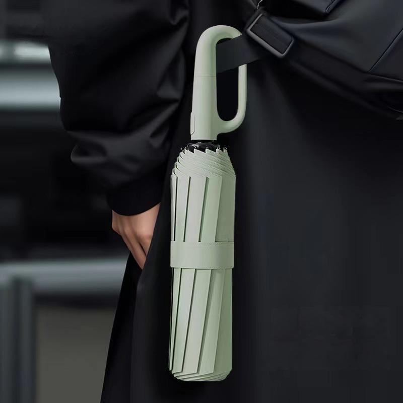 FoldingUmbrella: Automatisch 20 Knochen Ringverschluss Griff Klappschirm
