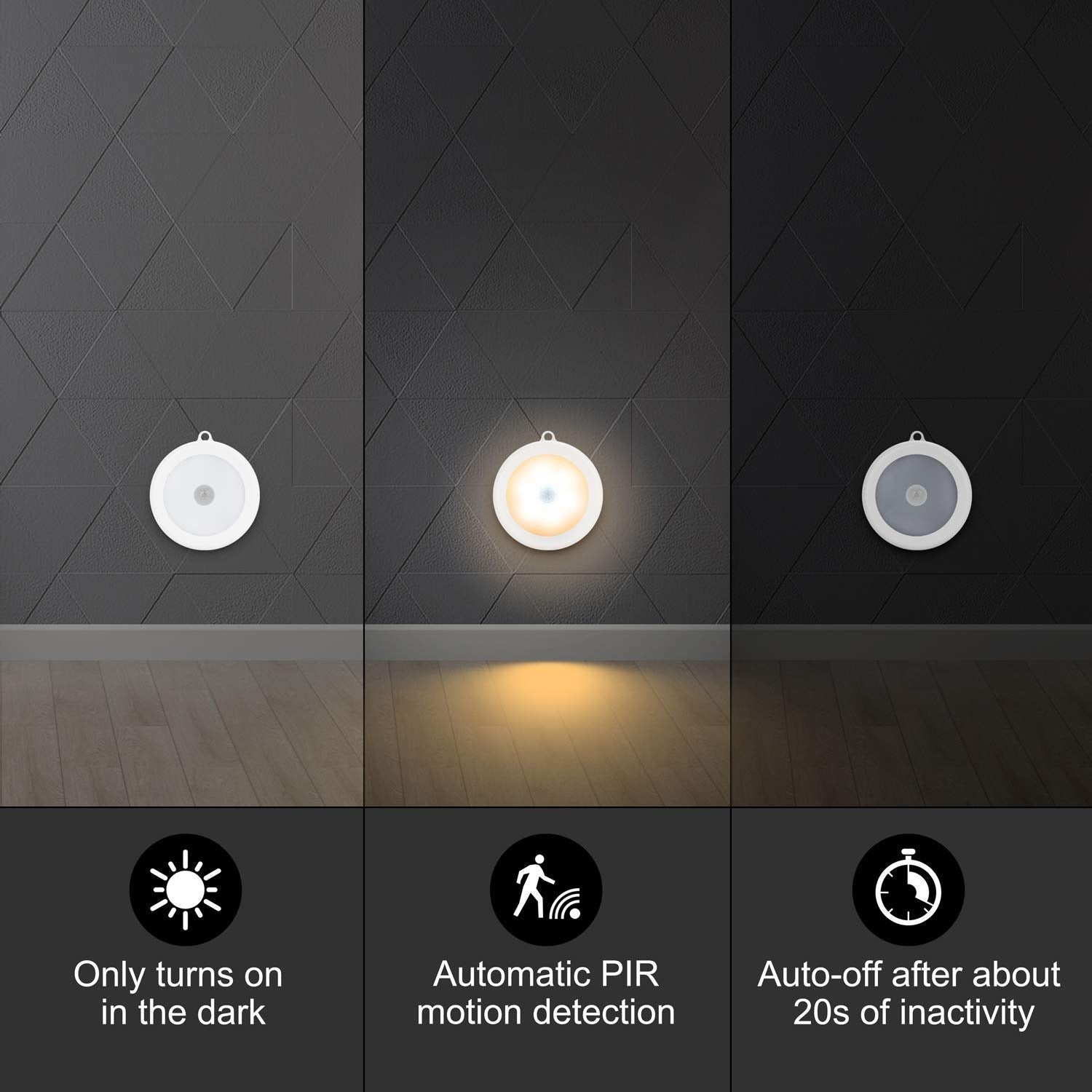 OVERNIGHT™ SMART Ultra Sensoren-LED | USB-aufladbare