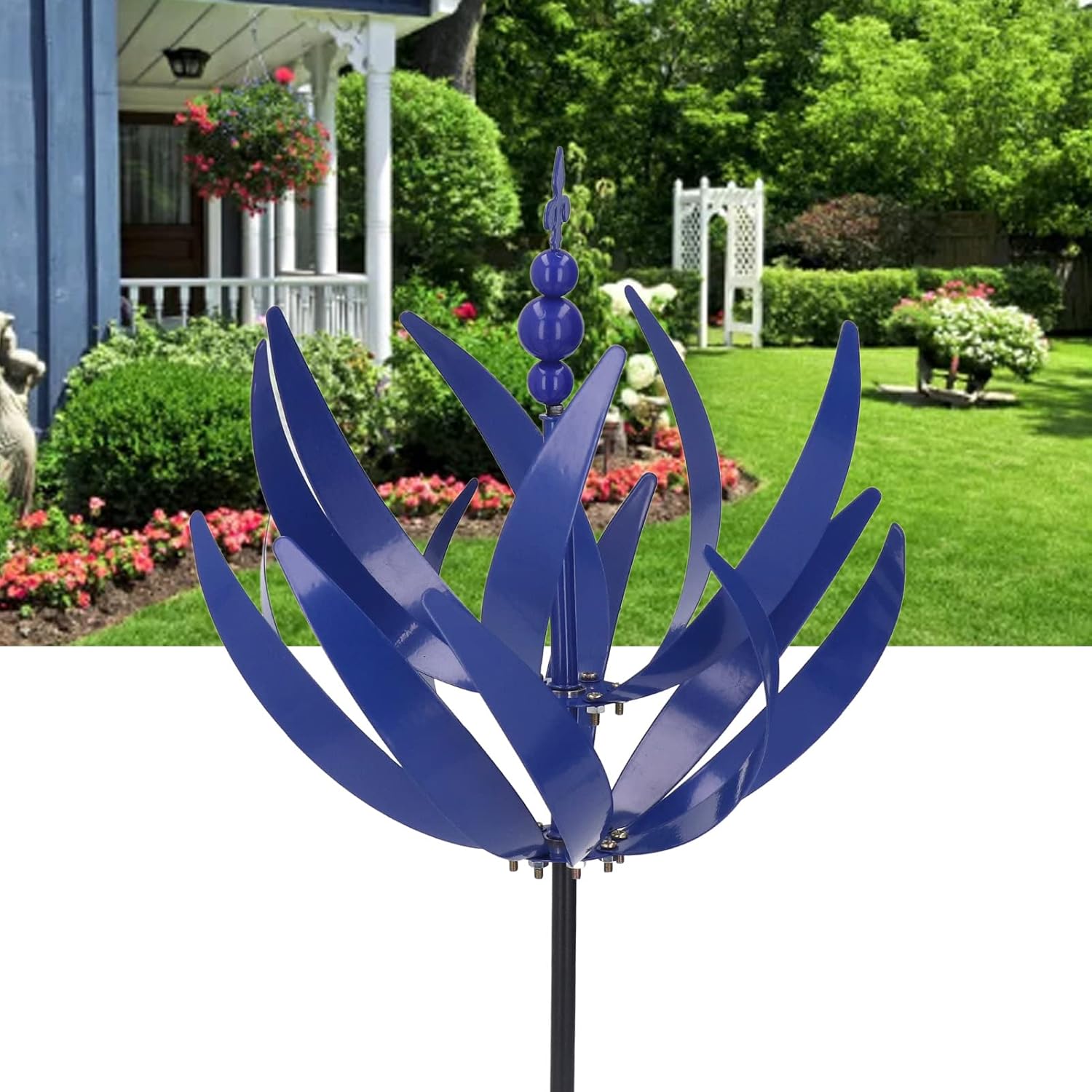 MetalTwist – Garten Windspiel Aus Metall Mit Drehdesign