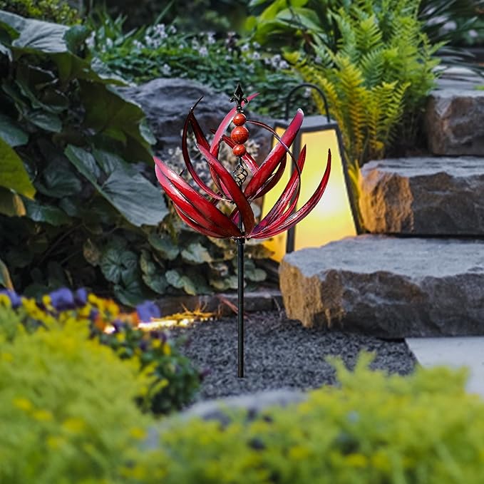 MetalTwist – Garten Windspiel Aus Metall Mit Drehdesign
