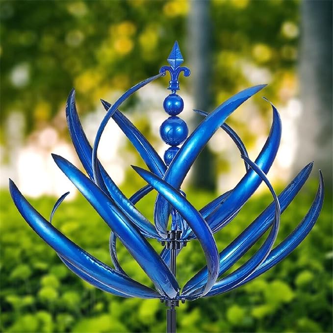 MetalTwist – Garten Windspiel Aus Metall Mit Drehdesign