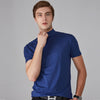 Icone™ FitShirt 1+1 GRATIS: Herren Schmal Geschnitten Hoch Neck Lässig Hemd