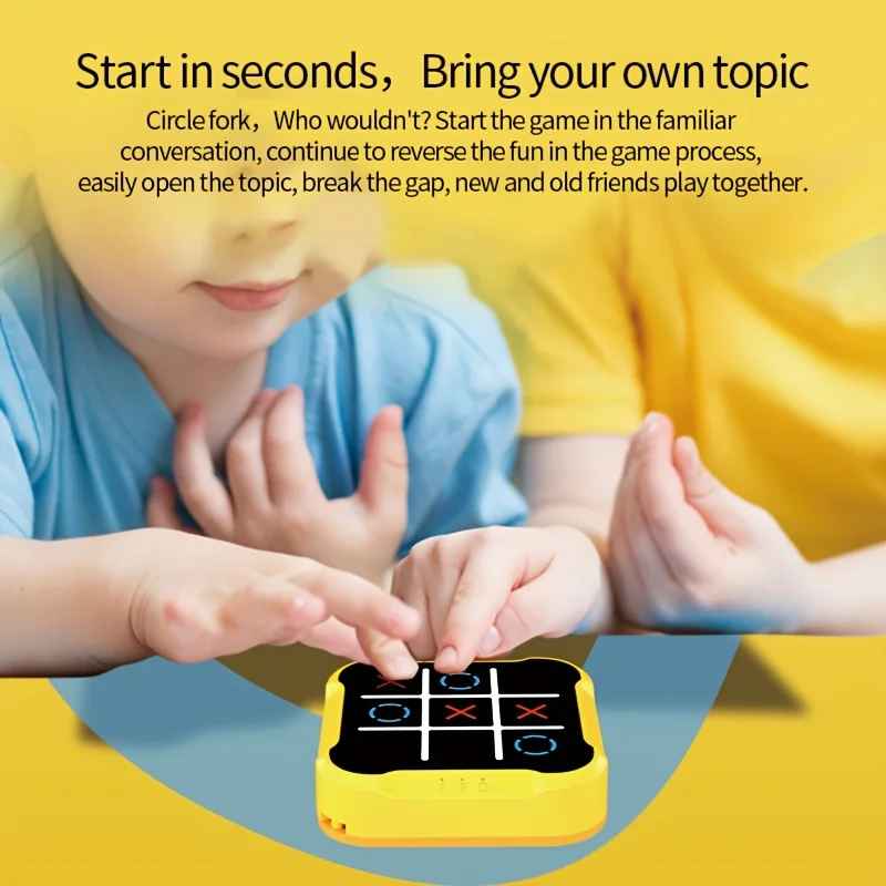 Kletshuts™ FunTicTacToe: Interaktives Elektronisches Tic-Tac-Toe-Spiel Für Alle Altersgruppen