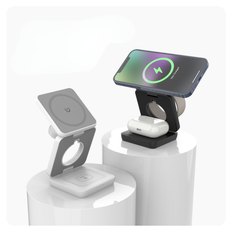 Holder360° MultiCharger: Multifunktions Faltbare Magnetische Lade Ständer