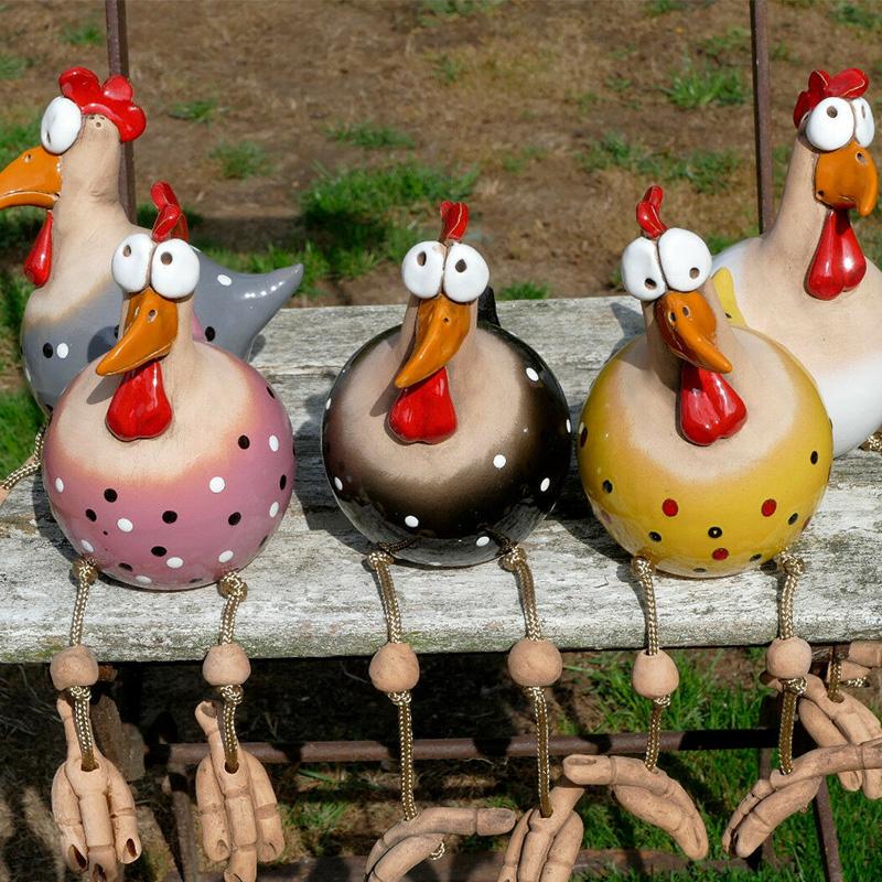 RoosterDecor - Hahn Ornament Garten Dekoration