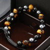 Jewelance™  ProtectionBracelet 1+1 GRATIS: Doppellagig Tigerauge Schutz Armband