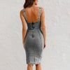 Icone™ DenimDress: Denim-Kleid Mit Schlitz Und Verstellbaren Trägern
