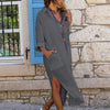 Icone™ ShirtDress: Fließendes Hemd Seitlicher Schlitz Kleid