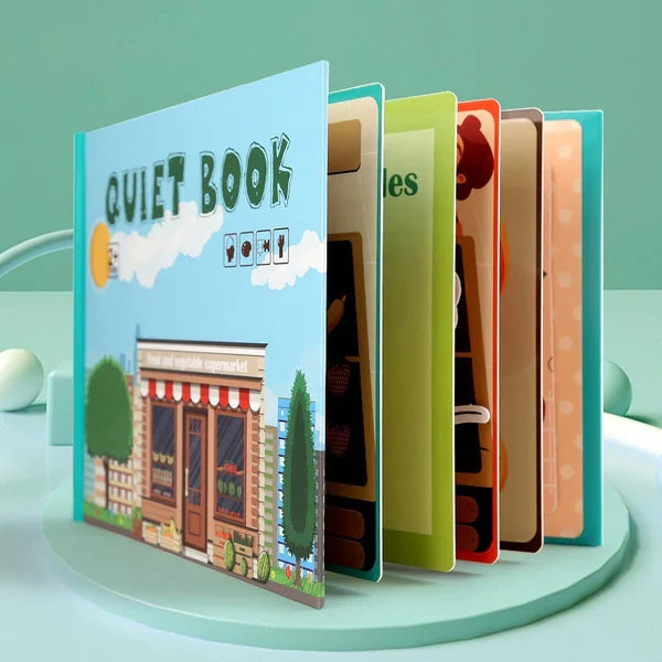 Kletshuts™ BusyBook: Lernspielzeug Beschäftigungsbuch Für Kinder