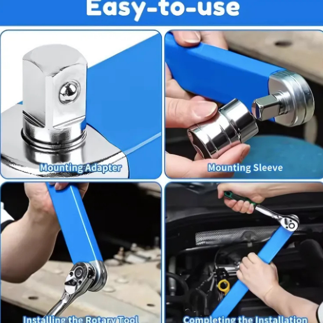 ExtensionWrench: Doppelkopf- Design Offset- Verlängerungsschlüssel Reparaturwerkzeug
