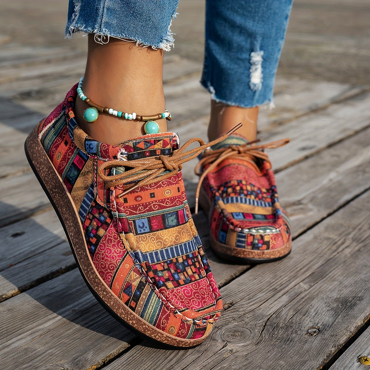 Happy™ ColorfulShoes: Stilvolles Modernes Design Damenschuhe