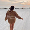 Icone™ DearHoodie: Kapuzenpullover Mit Aufdruck Vorne Und Hinten Botschaft