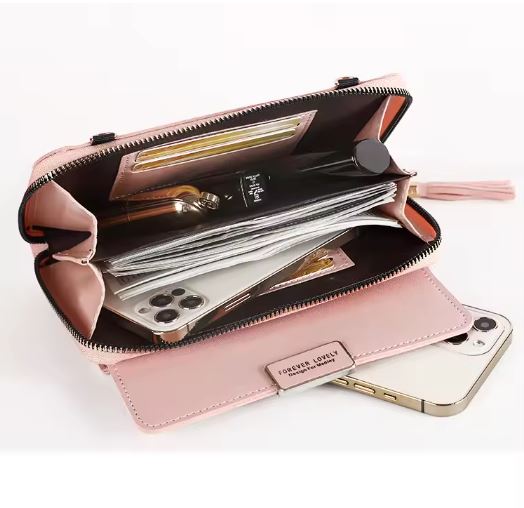 Icone™ WalletBag: Wandelbare Große Brieftasche Schlinge Tasche