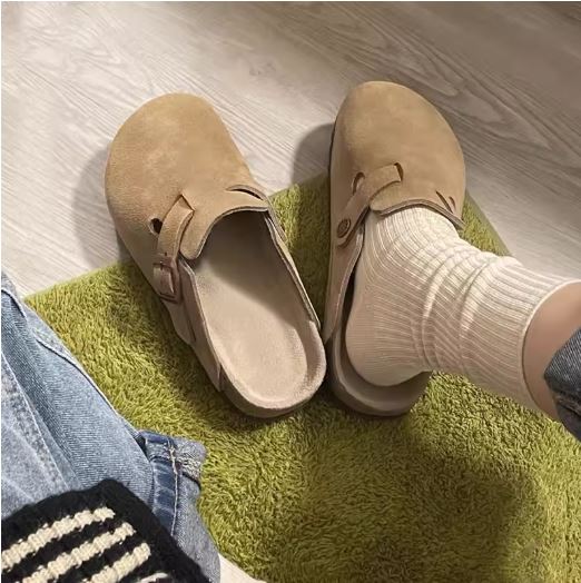Happy™ ClassySandals: Bequem Klassischer Stil Geschlossene Zehen Flache Sandalen