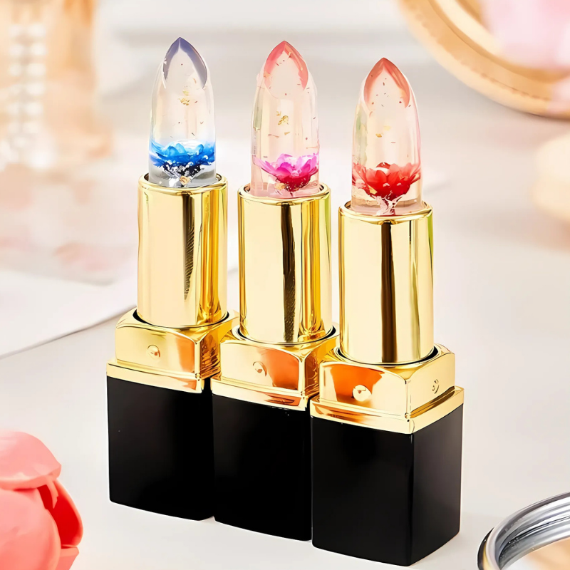 MagicLipstick 1+1 GRATIS – Magischer Leuchten Farbwechsel Blume Lippenstift