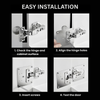 HingePlate 1+1 GRATIS: DIY-Möbel-Scharniere Reparatur-Seitenplatte