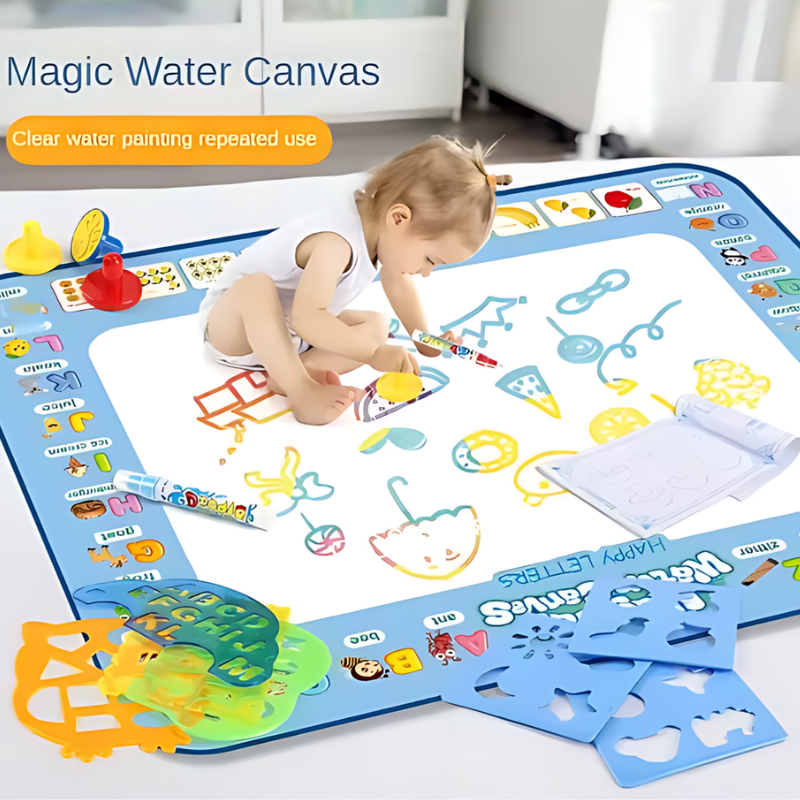 Kletshuts™ WaterCanvas: Wiederverwendbares Wasser-Doodle-Canvas-Set Für Kinder