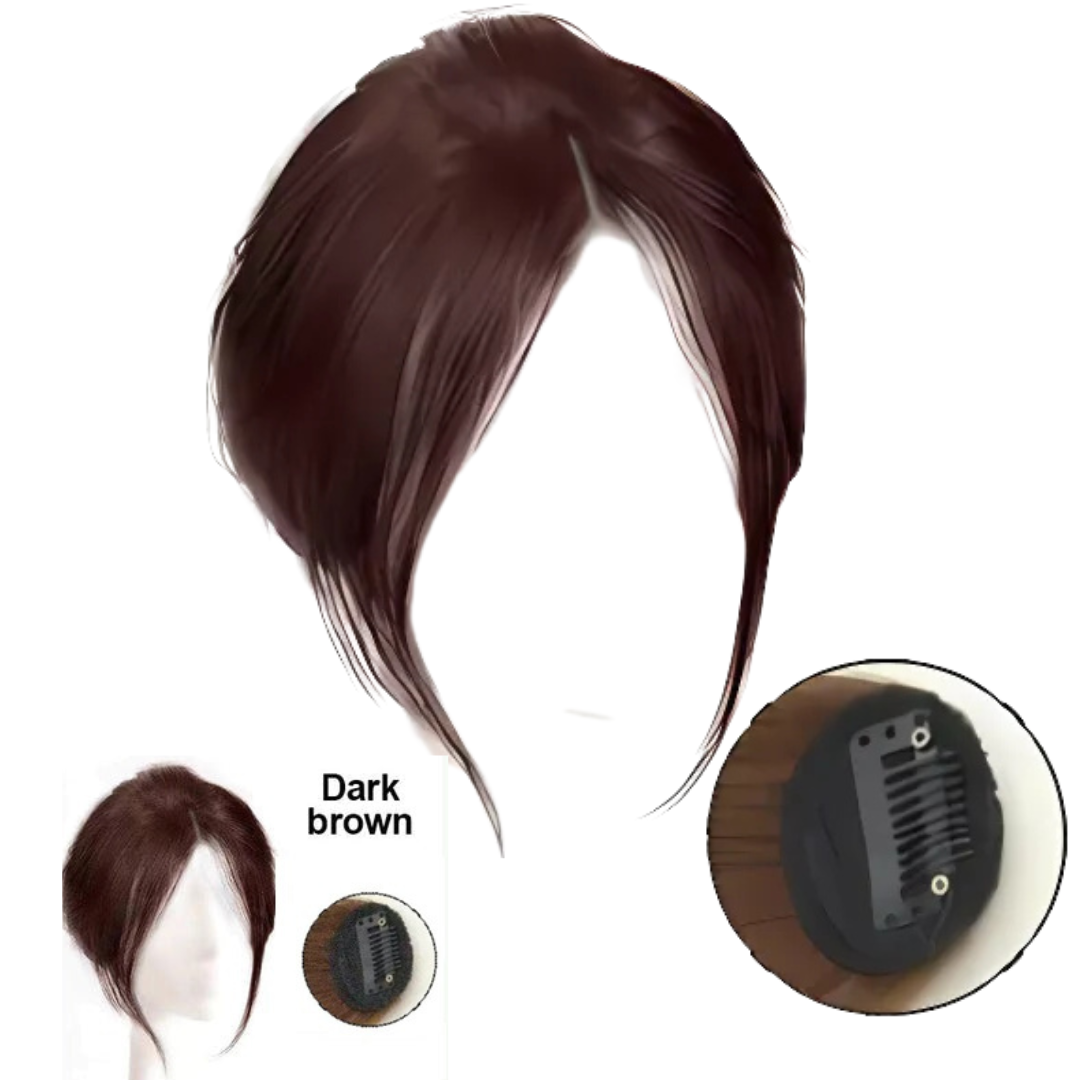 Rose® HairBangs 1+1 GRATIS: Teilweise Haar Pony Vordere Haarteil-Clip
