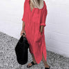 Icone™ ShirtDress: Fließendes Hemd Seitlicher Schlitz Kleid