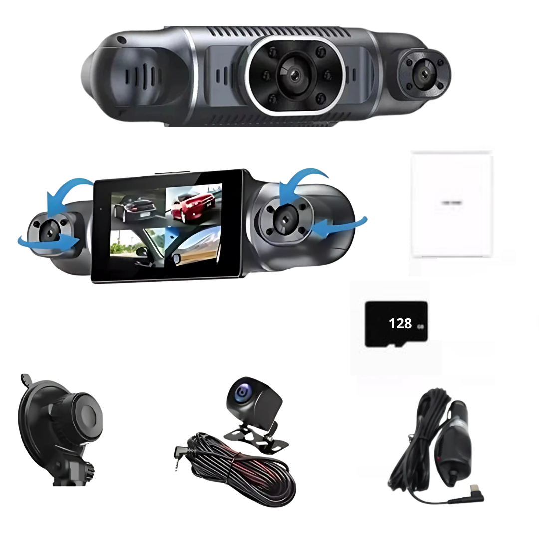 CarRecorder - Hohe Auflösung 4 Kamerawinkel WLAN-Auto Recorder