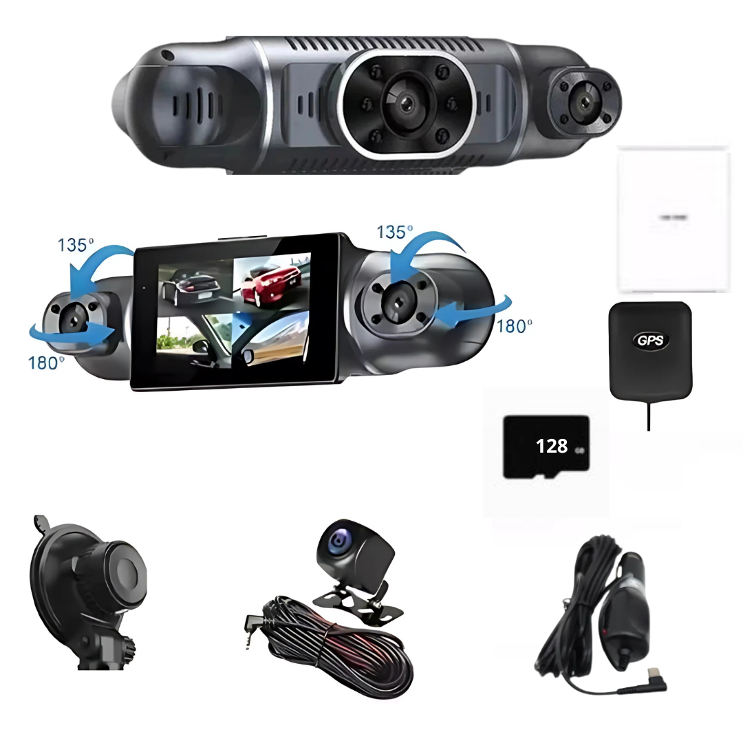 CarRecorder - Hohe Auflösung 4 Kamerawinkel WLAN-Auto Recorder