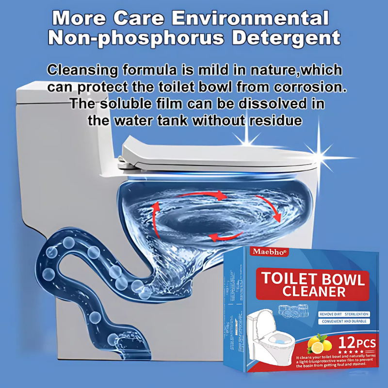 Cleaner Pro° ToiletTablets: Automatischer Drop-In Toilettenreiniger Tabletten