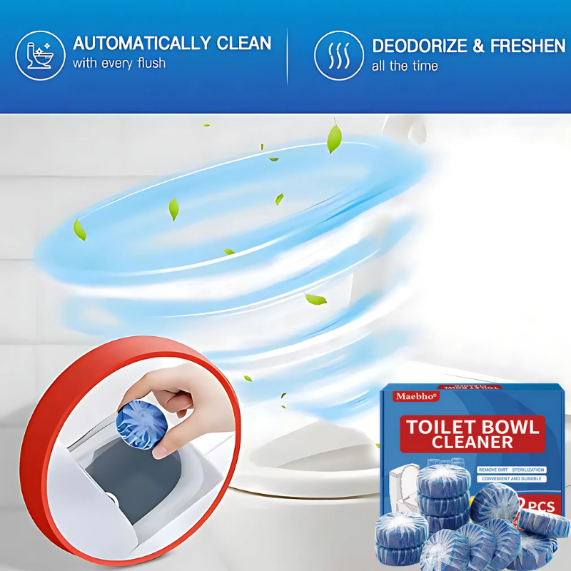 Cleaner Pro° ToiletTablets: Automatischer Drop-In Toilettenreiniger Tabletten