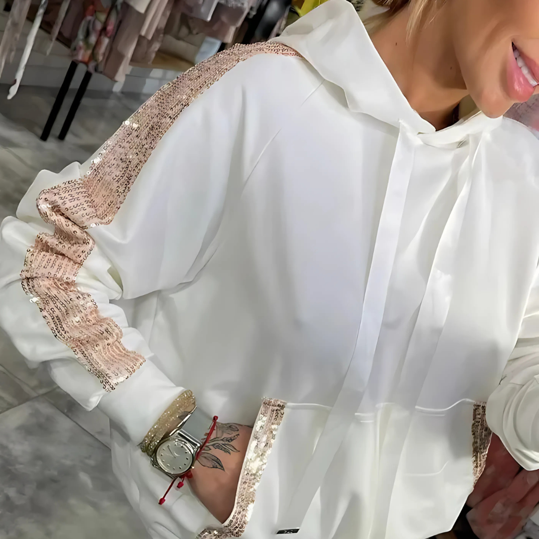 Icone™ SparklySet: Funkeln Und Bequem Kapuzenpullover Und Jacke Im Set