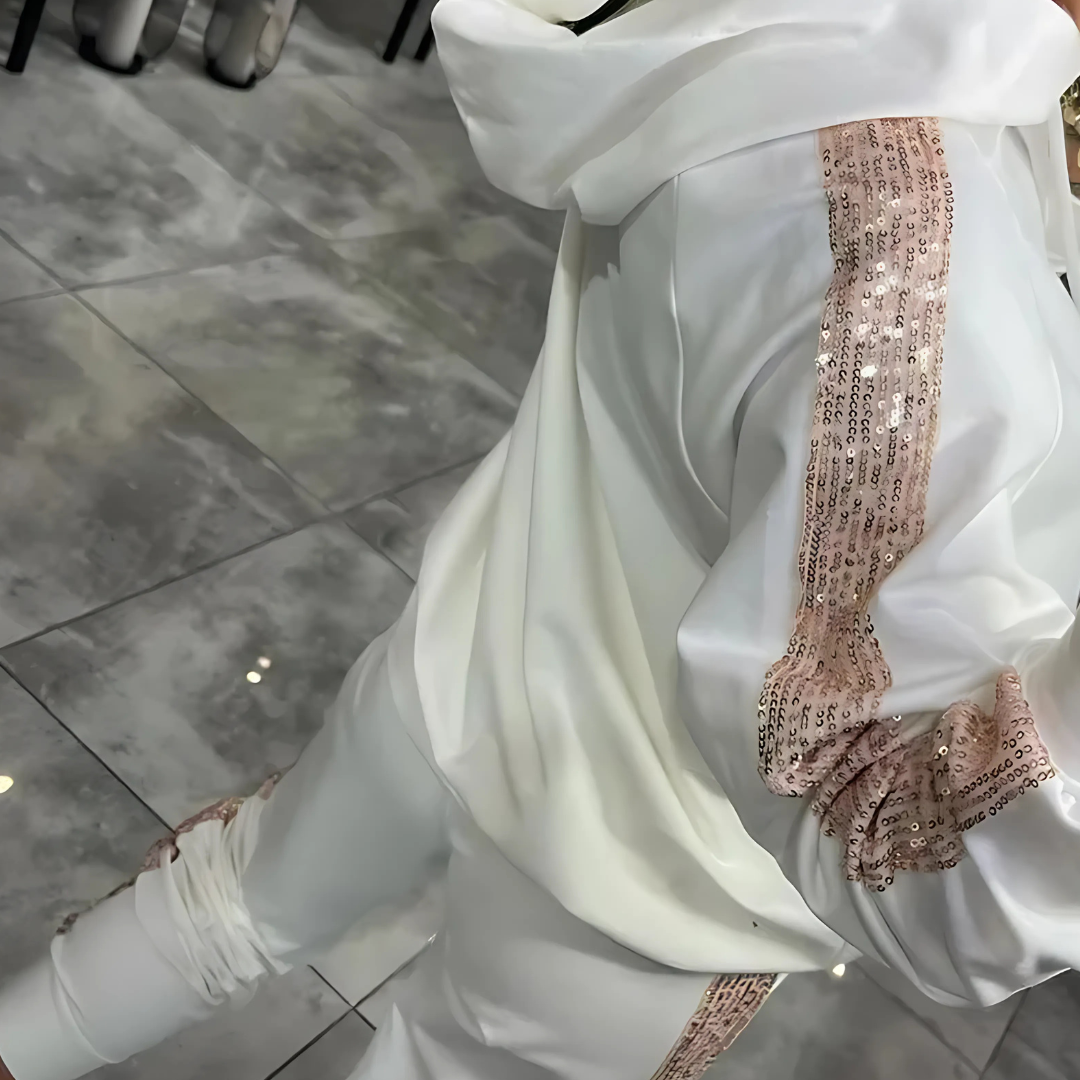 Icone™ SparklySet: Funkeln Und Bequem Kapuzenpullover Und Jacke Im Set