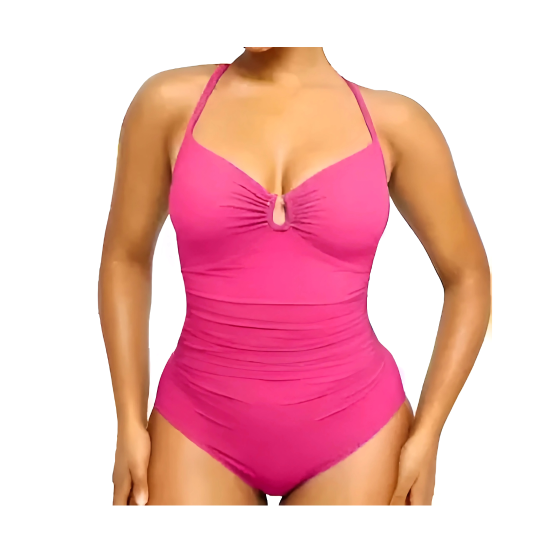 Icone™ ShapingSwimsuit: Elegant Kreuzriemen Am Rücken Figurformend Badeanzug