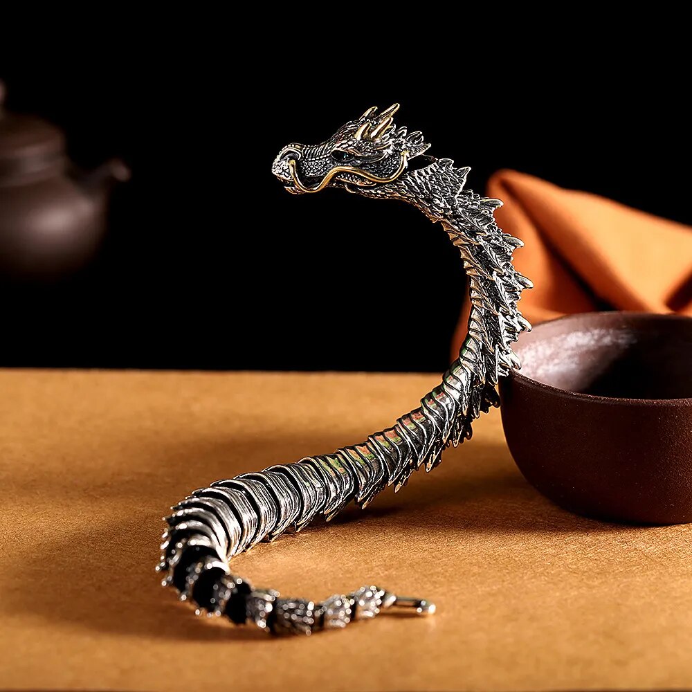 Jewelance™ SilverDragon - Sterling Silber Armband