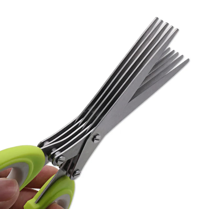 Globetrek° KitchenScissors 1+1 GRATIS: Mehrzweck 5 Klingen Küche Cutter