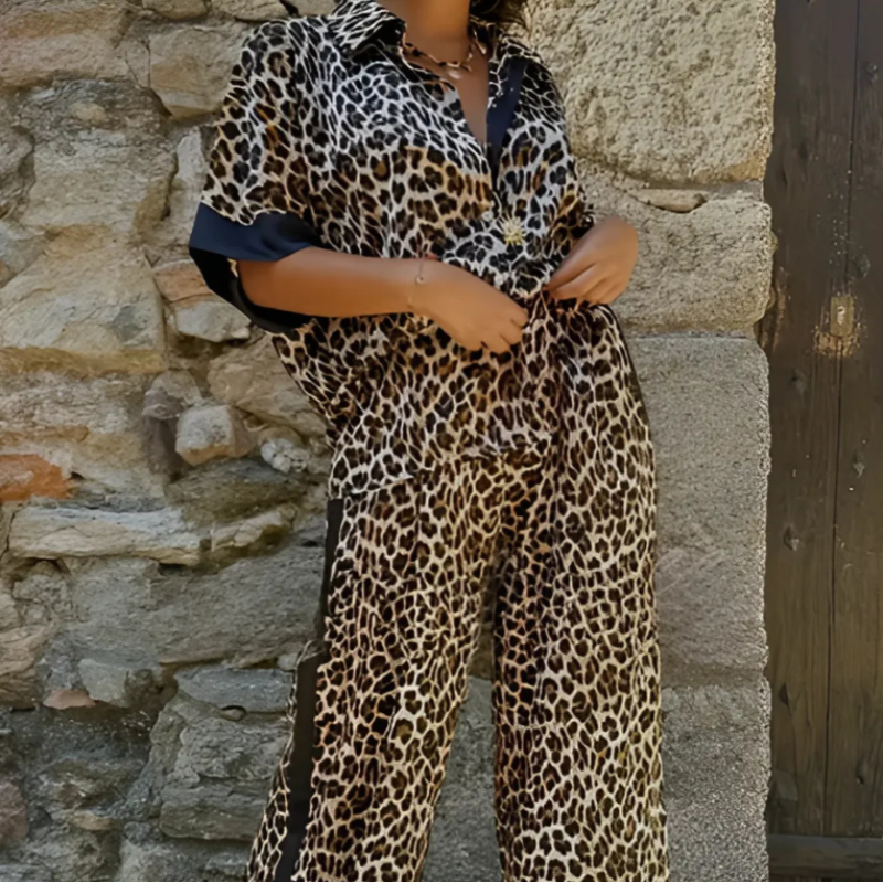 Icone™ LeopardOutfit: Ganztägiger Tragekomfort Mit 2-Teiligem Leoparden Outfit-Set