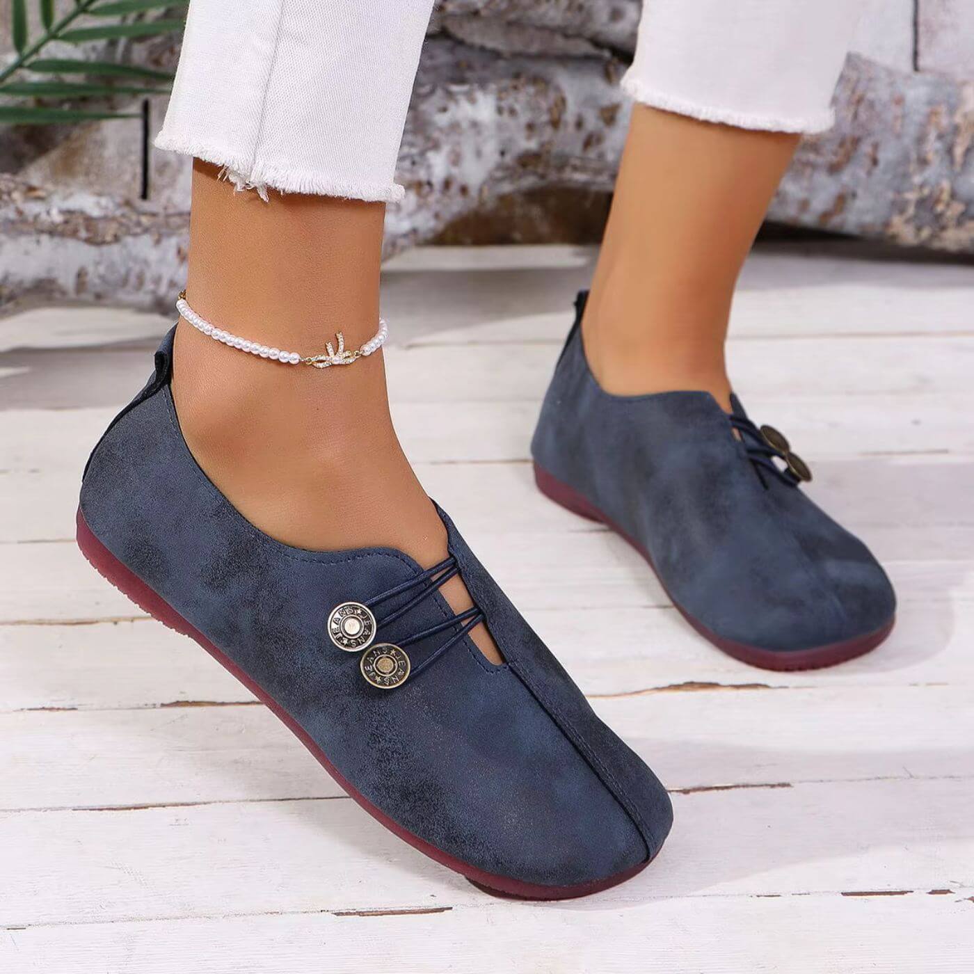 Happy™ CozyStep: Flexible Passform Runde Zehenpartie Hineinschlüpfen Bequeme Schuhe