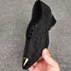 Happy™ GlimmerShoes: Mesh Absätze Schuhe Mit Kristall Akzenten