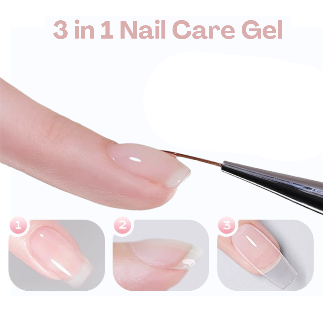 NailClear 1+1 GRATIS – 3 In 1 Transparent Professionelles Nagelkonstruktionsgel