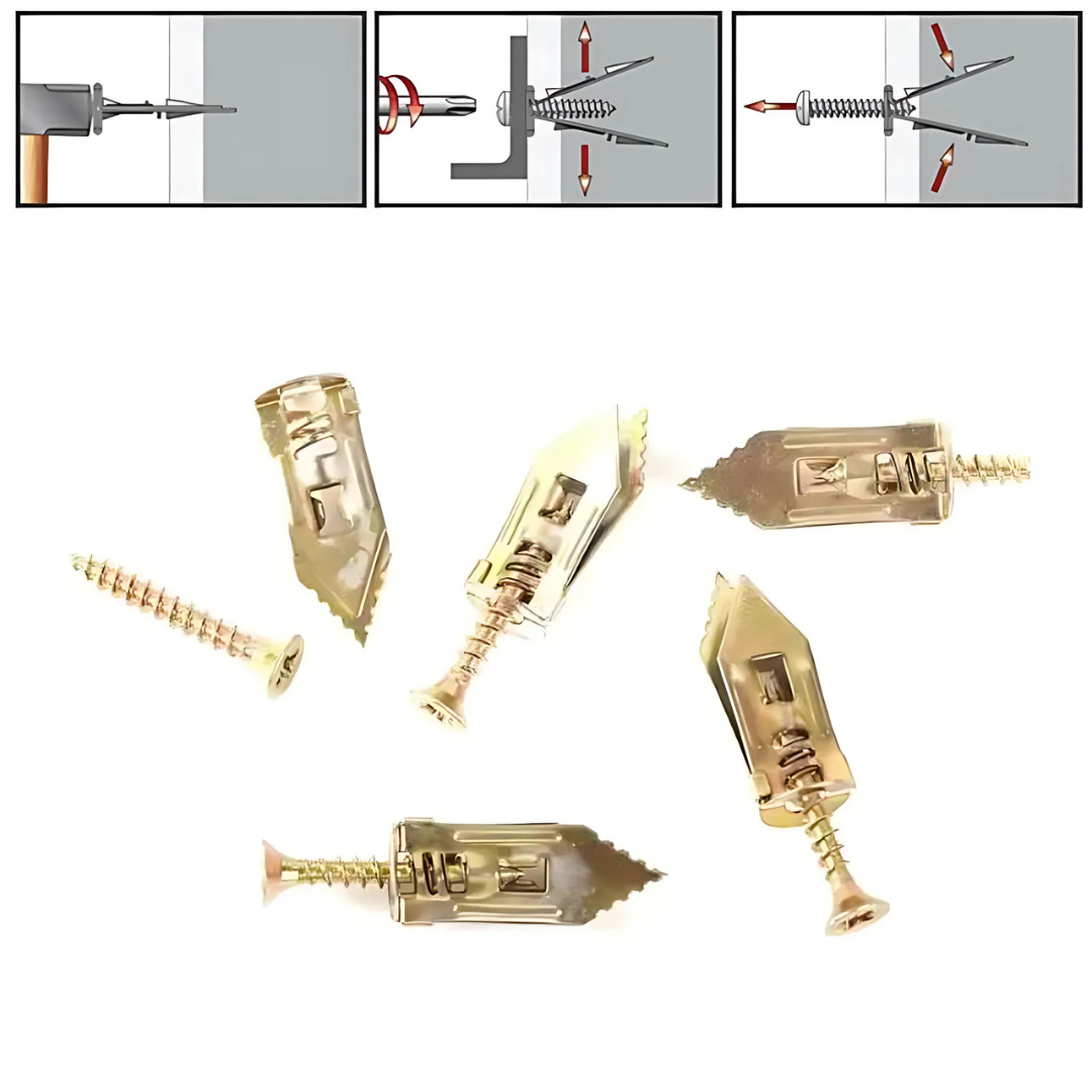 WallScrews - Hohe Qualität Hochleistungsfähig Keine Bohrungen Wand Schrauben Und Anker