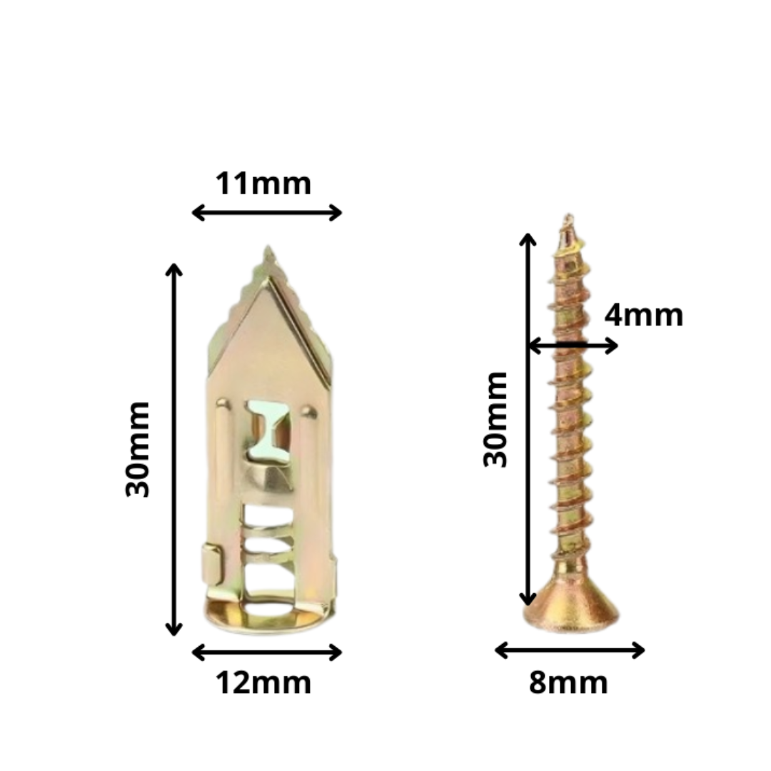 WallScrews - Hohe Qualität Hochleistungsfähig Keine Bohrungen Wand Schrauben Und Anker